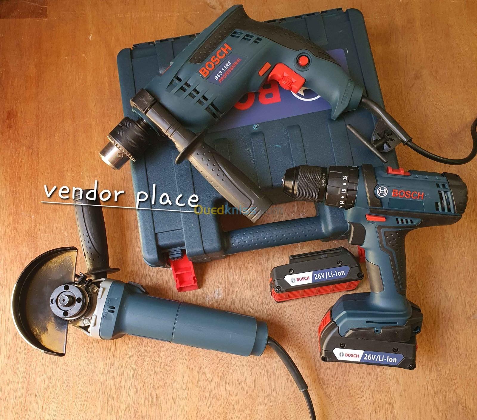 pack bosch 3 articles/26v+transenaise +chighnol