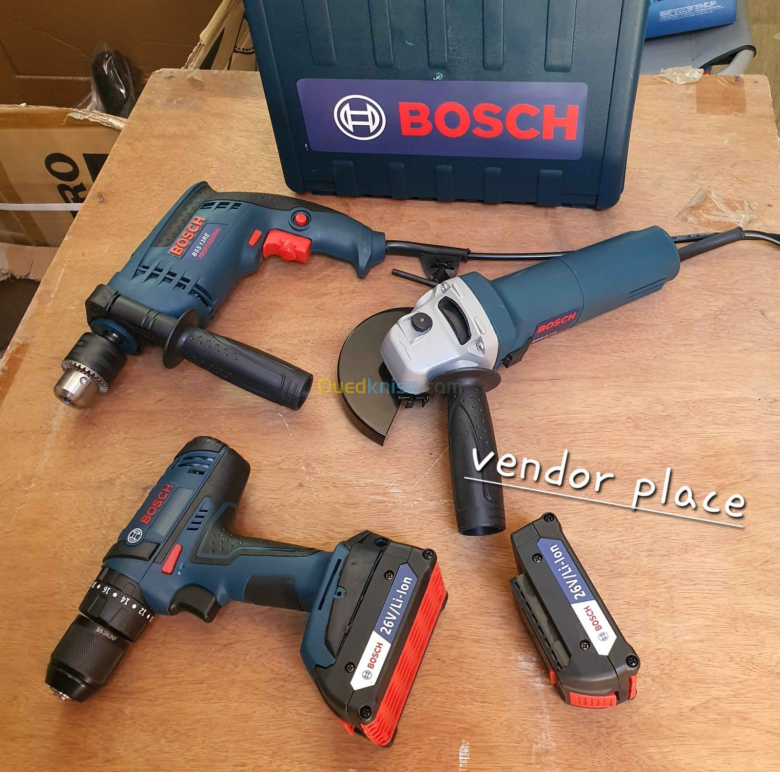 pack bosch 3 articles/26v+transenaise +chighnol