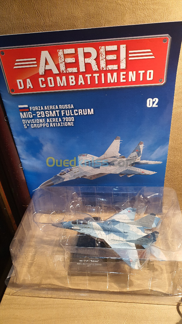 vion MiG-29SMT Fulcrum Russian Air Force 5 AvGr, 7000 Hachette Collections 1:100 + Fascicule