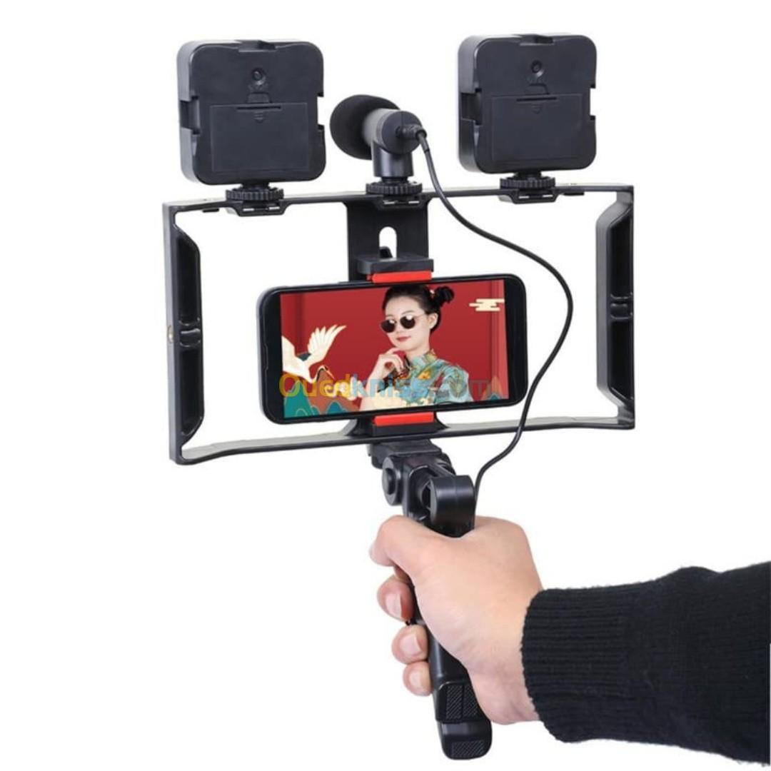 Video Making Vlog Kit TriPod avec Microphone Ay-49x