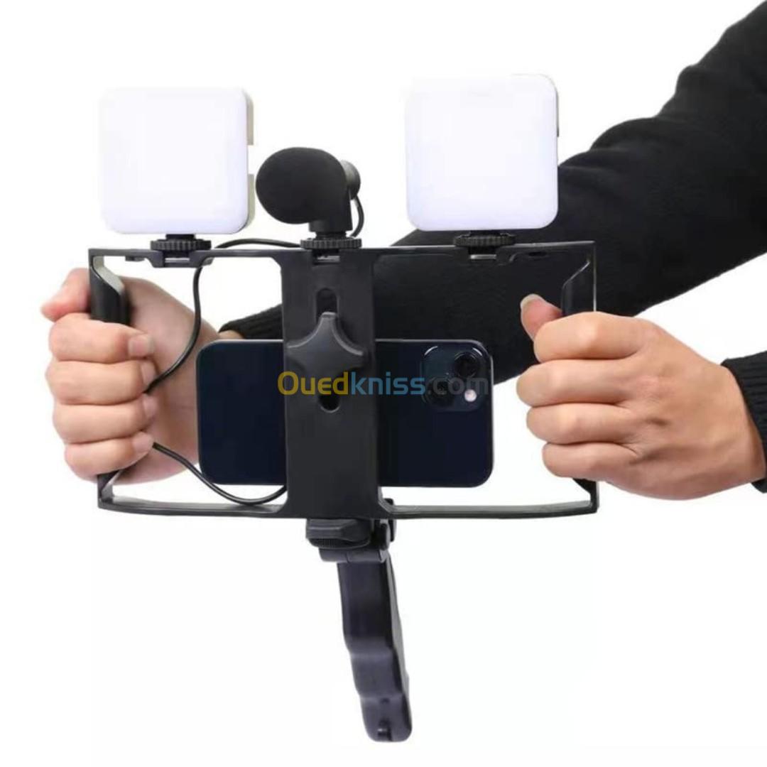 Video Making Vlog Kit TriPod avec Microphone Ay-49x