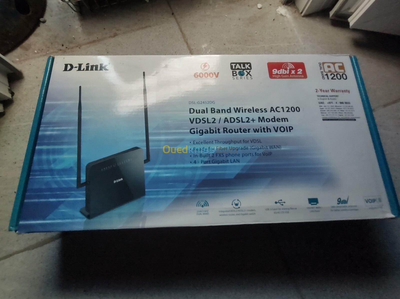 Modem D-Link DSL G2452DG 1200AC