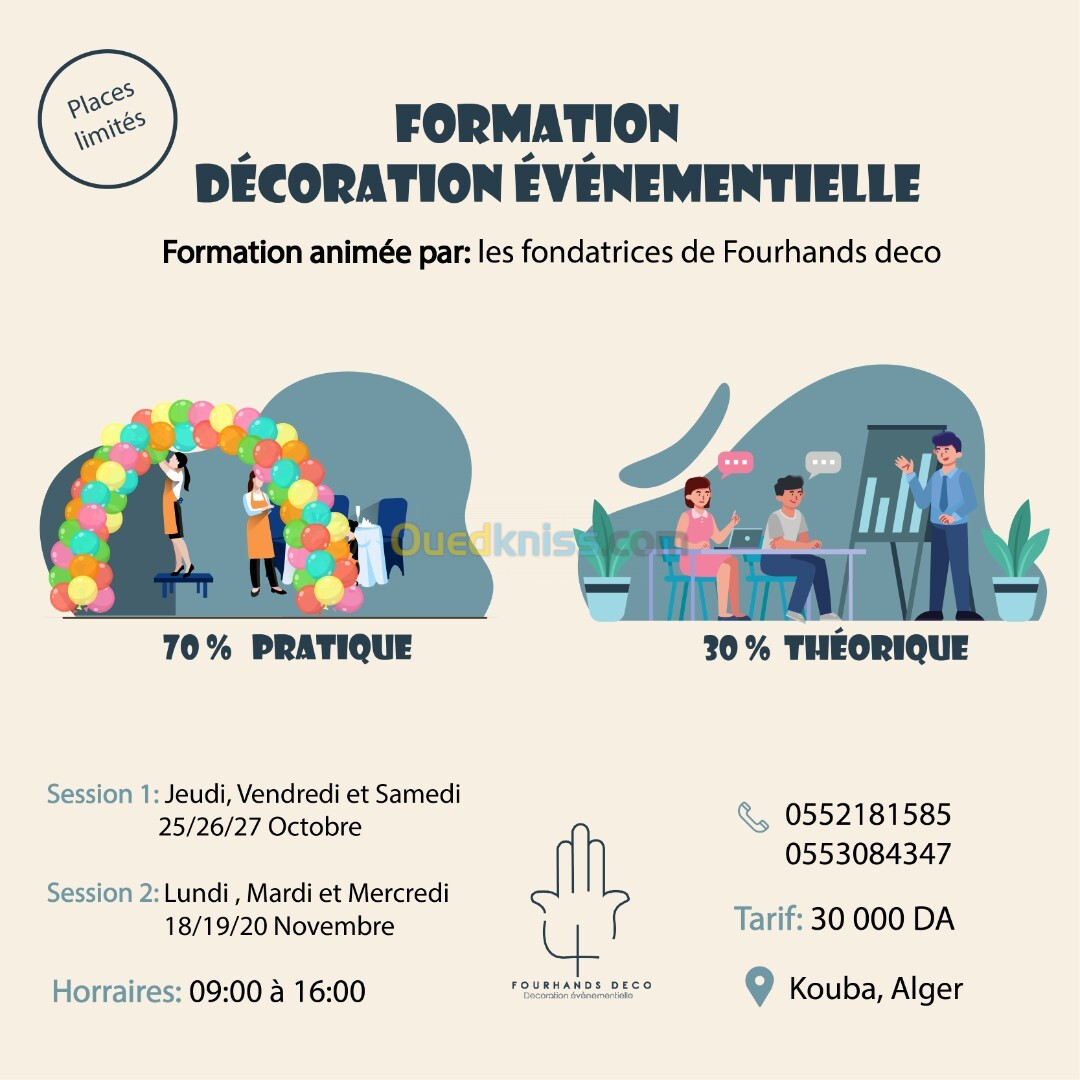 formation de décoration évènementiel