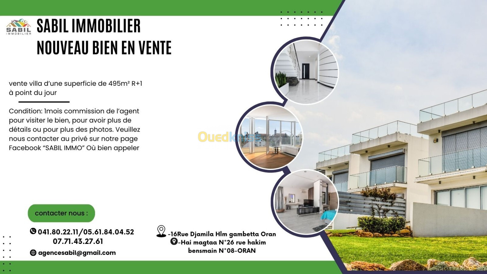 Vente Villa Oran Oran