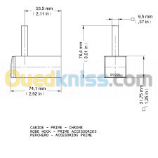 Cintre de salle de bain Prime Docol