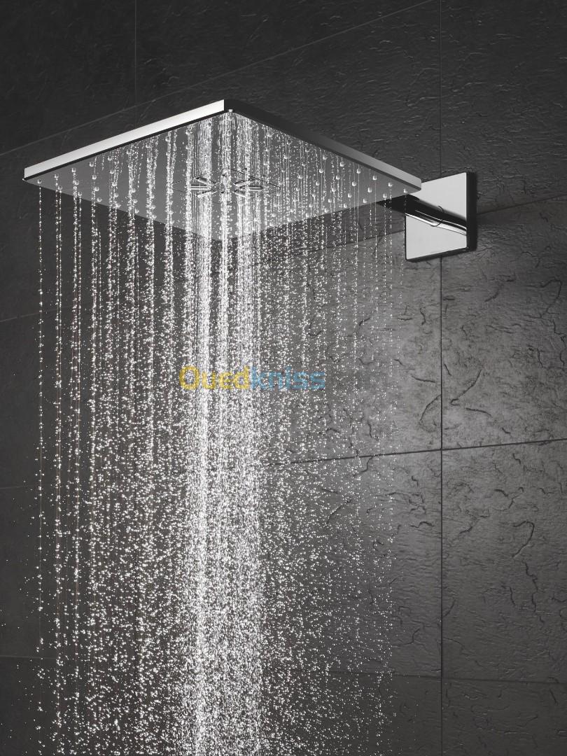 GROHE Set Douche de tête Bras 2 Jets Rainshower 310 SmartActive Cube