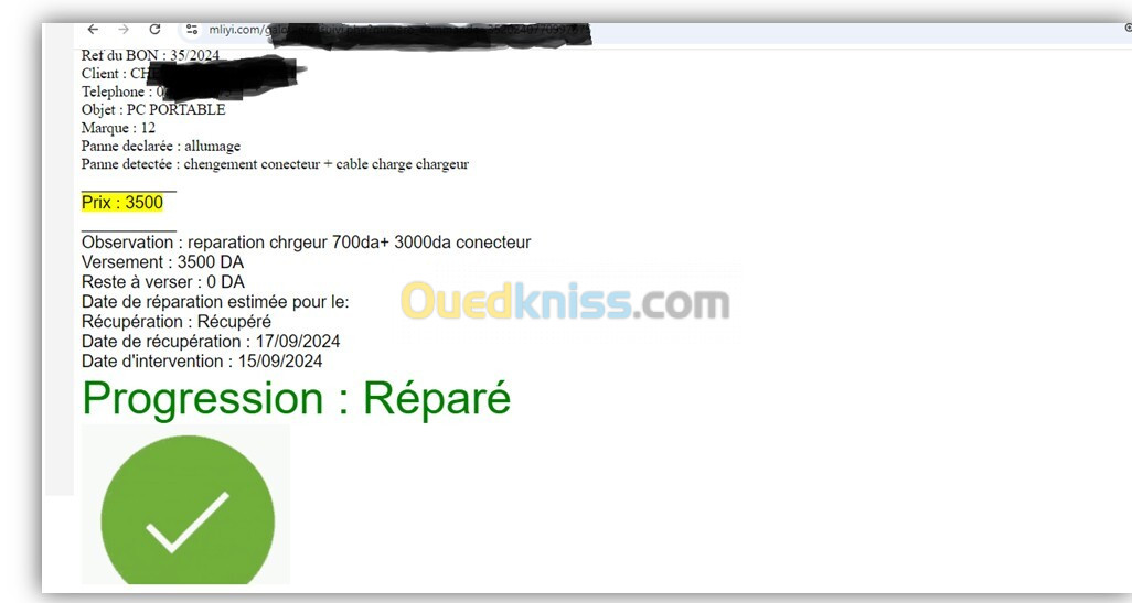 Logiciel de gestion de réparation offline / online