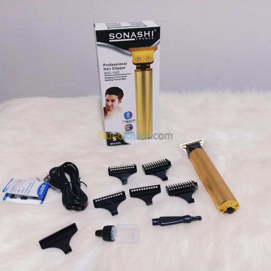 Tondeuse cheveux et barbe rechargeable marque SONACHI professionnel 