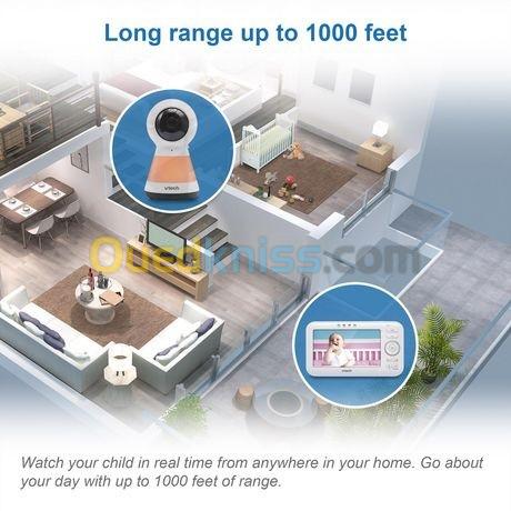 Vtech RM5754HD - Moniteur de surveillance pour bébé, vidéo