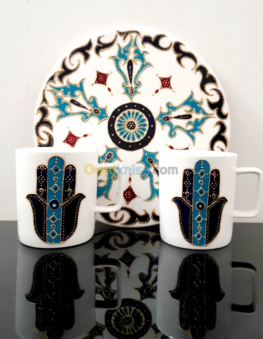 Mug khamssa + asseite artisanale