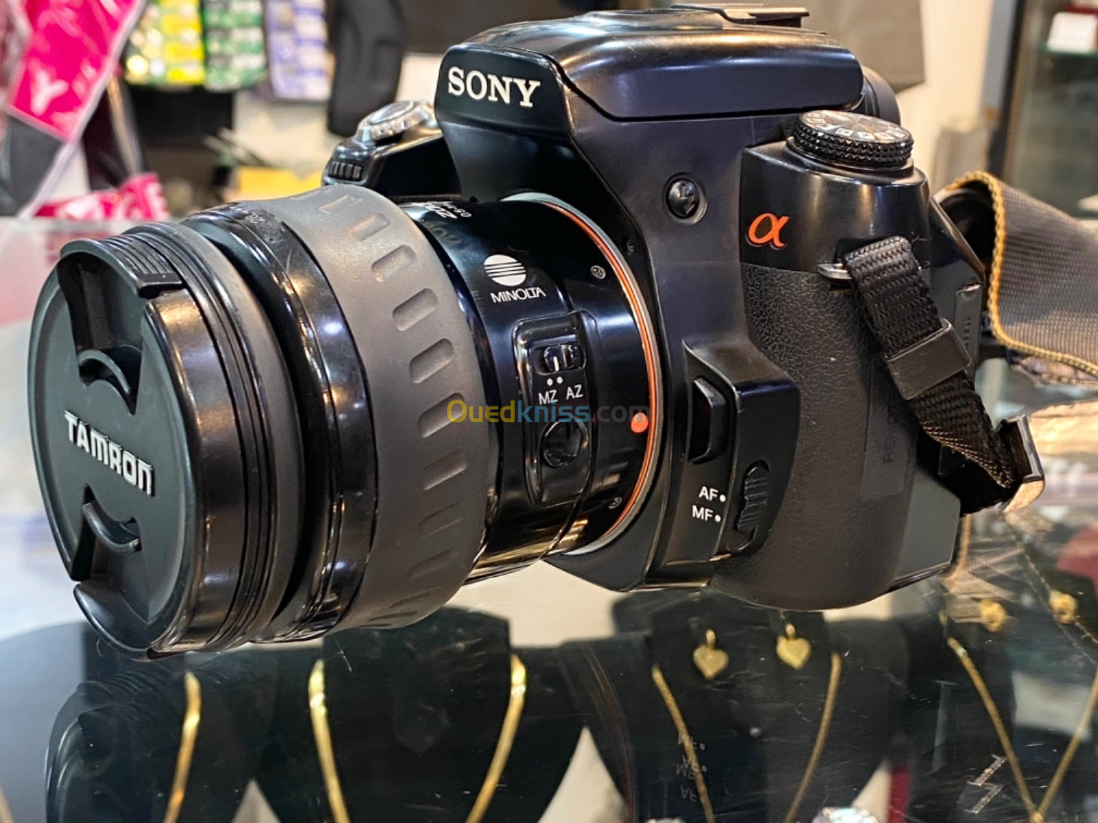 Camera SONY a450 avec objectif TAMARON 18-105