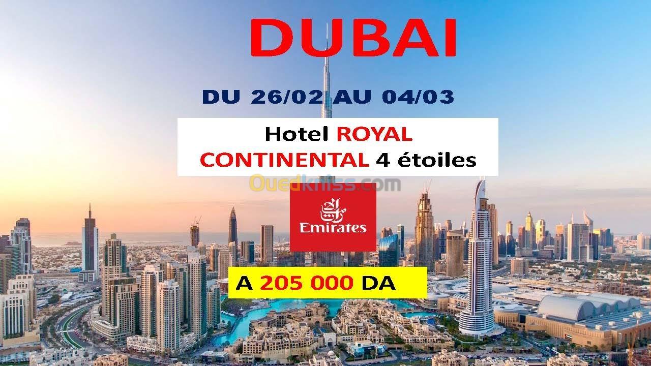 Voyage organise Dubaï mois de Février 