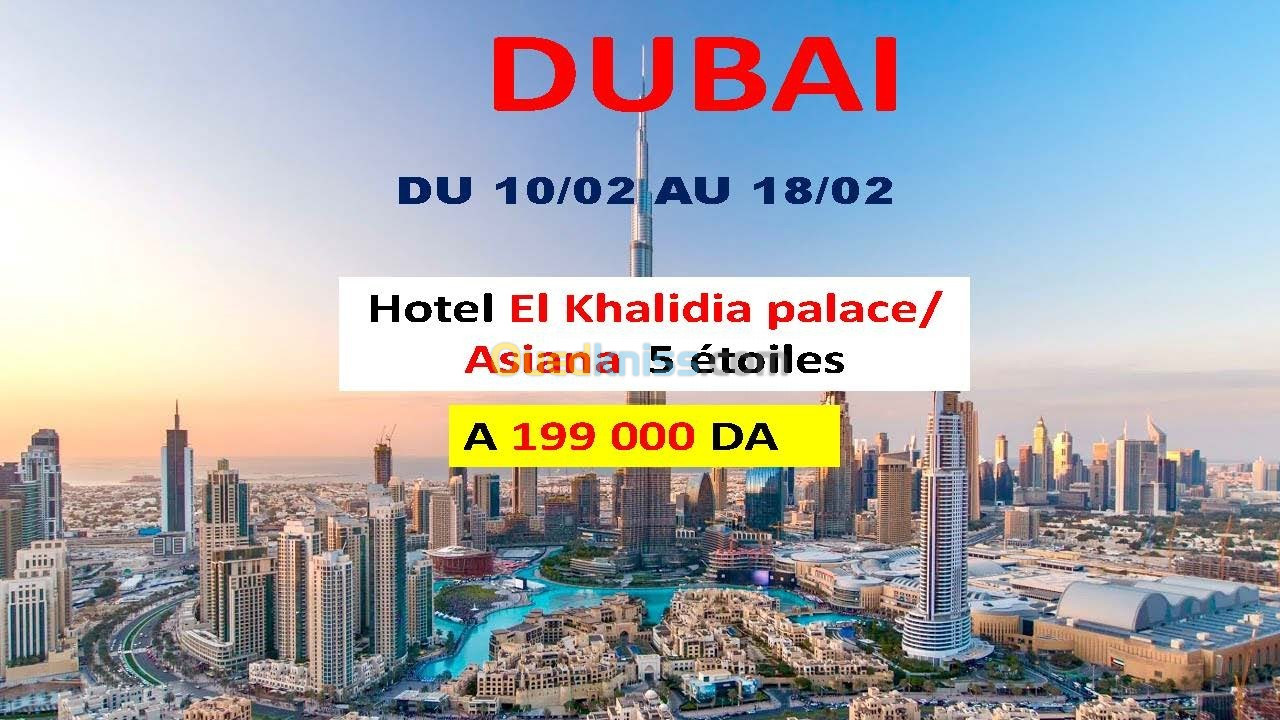 VOYAGE ORGANISE DUBAI Fevrier 2024