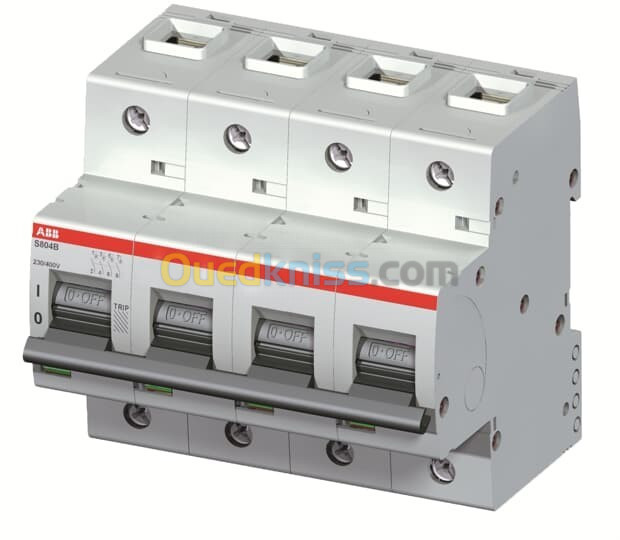 Disjoncteur Modulaire Industriel S804 4P  80A - 100A  - 125A