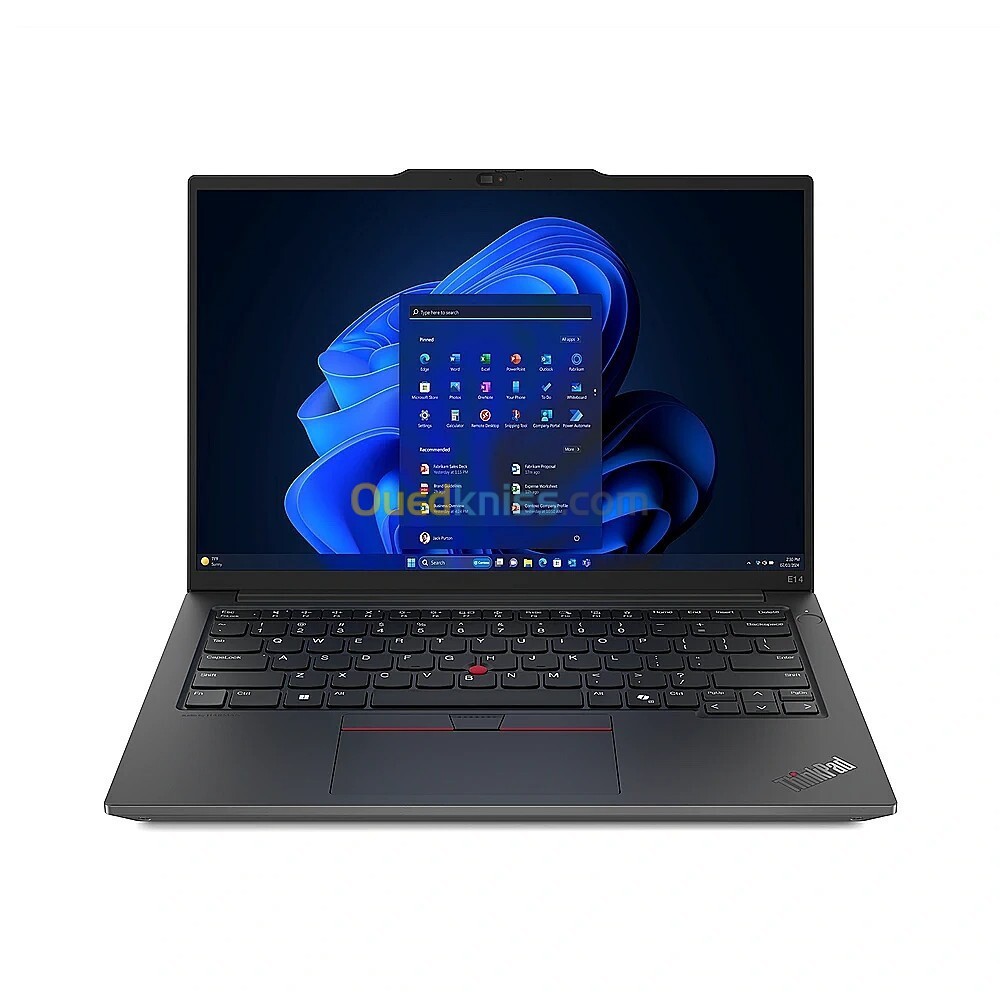 ThinkPad E14 Gen6 Core Ultra7 155H 16GB DDR5-5600 512GB SSD AZERTY RETROECLAIRE 14"FHD 