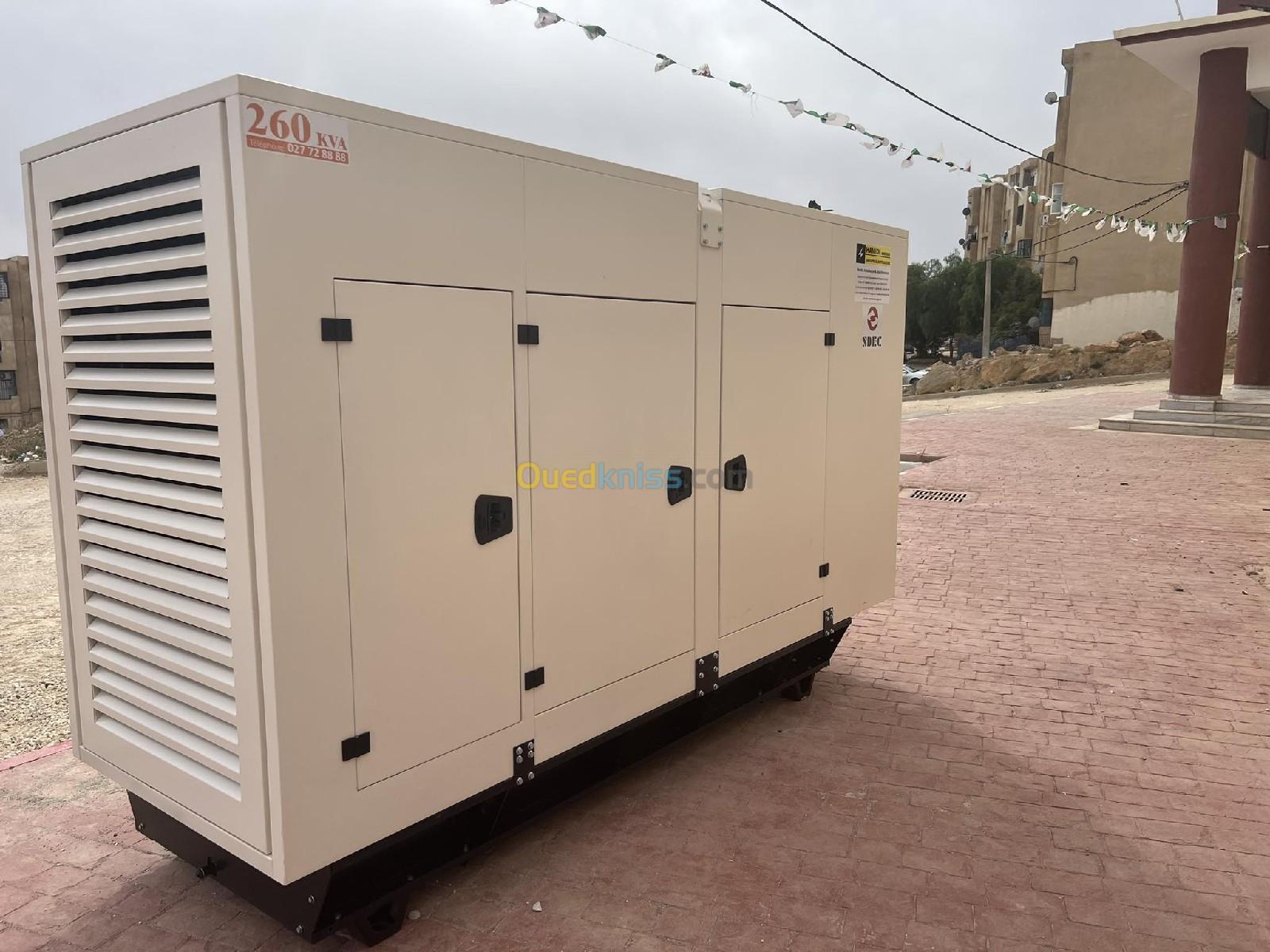 Groupe eléctrogène 260 kva SDEC