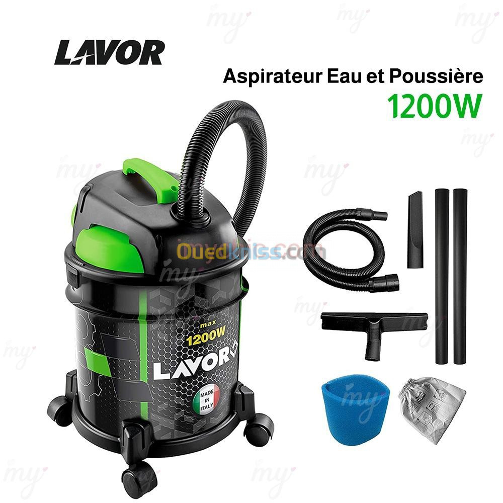 Aspirateur Eau Et Poussière 1200W 20 Litres LAVOR RUDY 1200 S