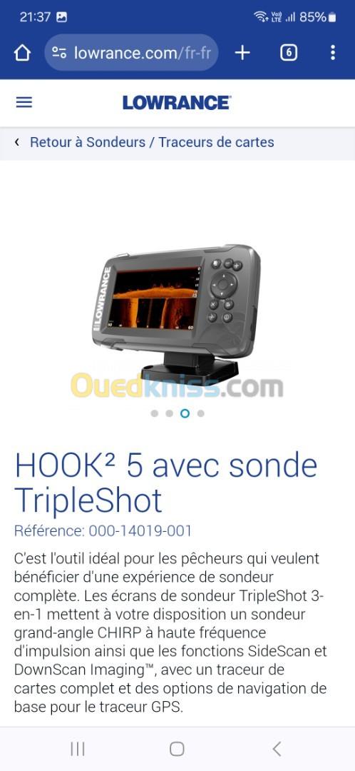 Sondeur lowrance hook2 tripleshot 