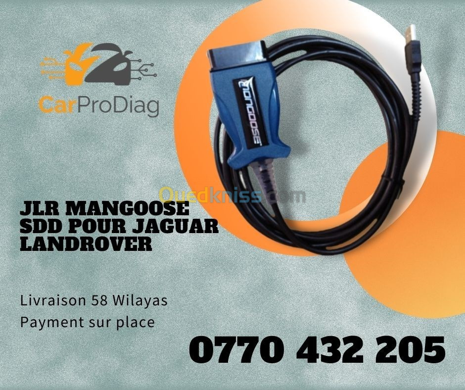 Mangoose JLR Scanner Auto Pour Landrover Jaguar