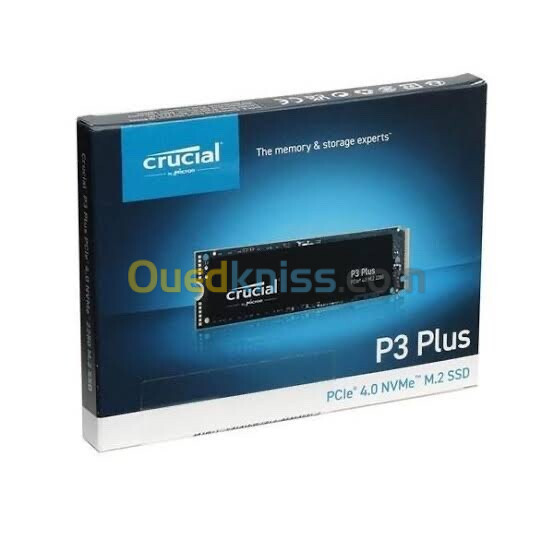 CRUCIAL SSD 2 TO PCIe 4.0 NVME M.2  VITESSE LECTURE 5000 MB/S ORIGINE MEXIQUE NEUF SOUS EMBALLAGE