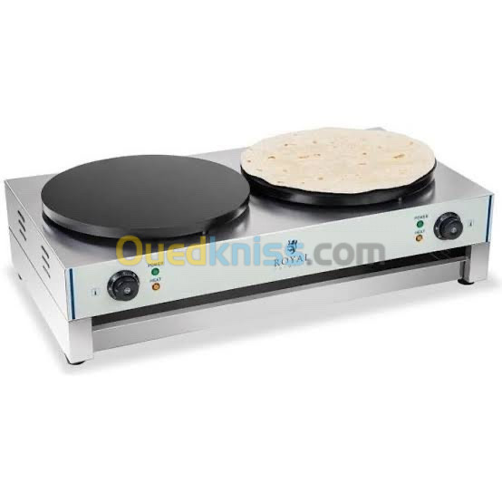 Crêpière double et gaufrier double ROYAL CATERING bon état 