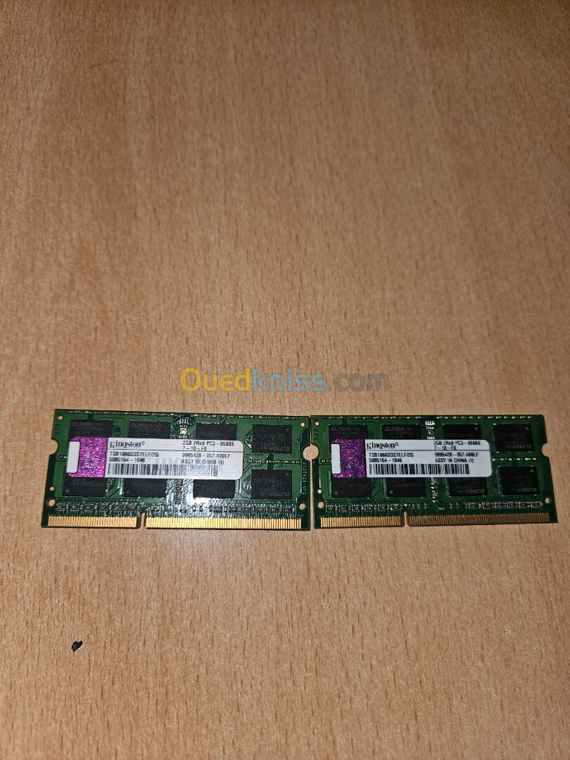 Ram Ddr3 2Go * 2 