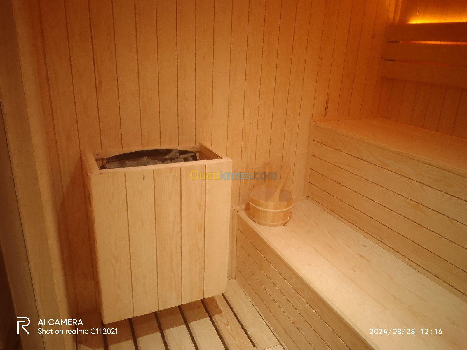 Réalisation sauna sur mesure 