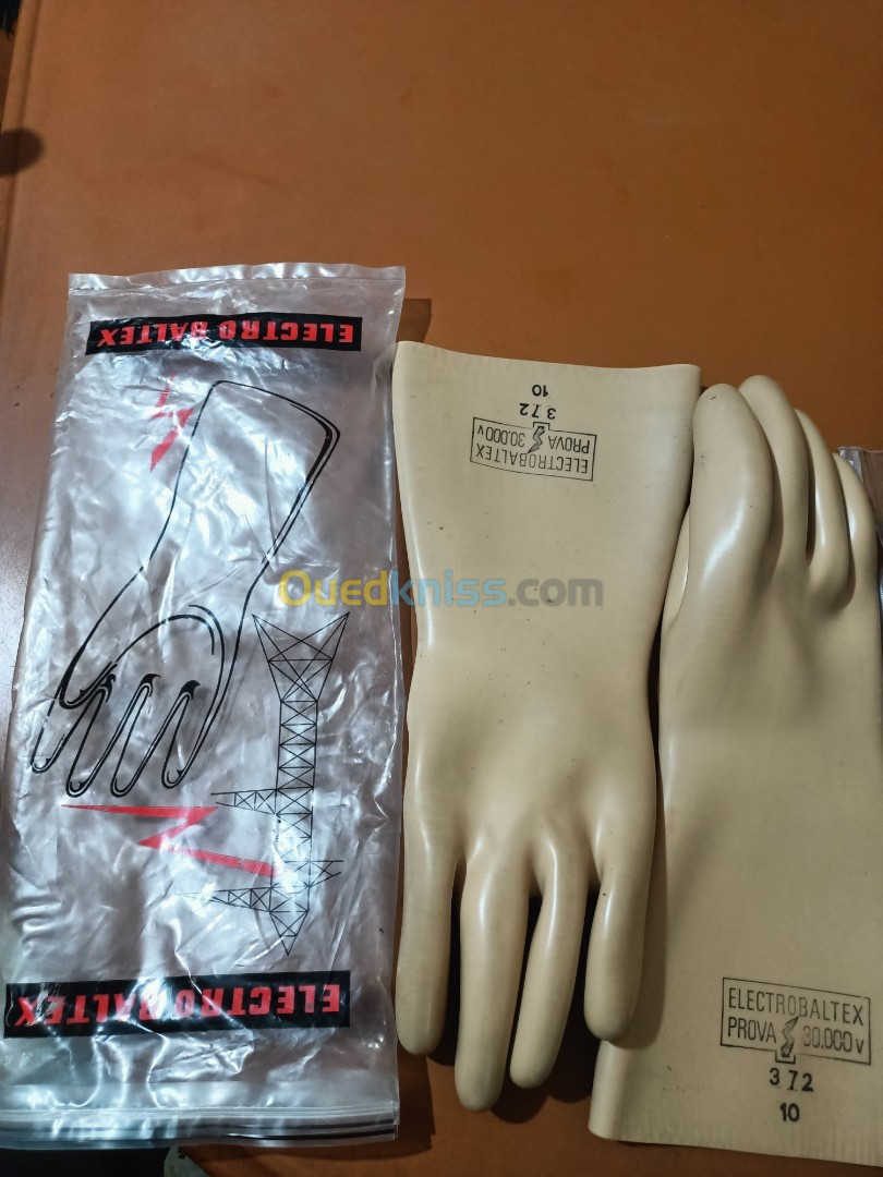 Gants ligne haute tension ELECTRO BALTEX PROVA 30000 v قفازات حماية من الكهرباء