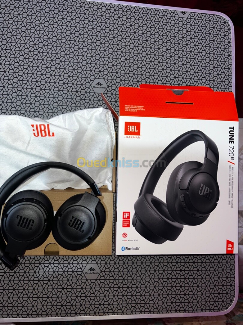 JBL Tune 720BT Noir Casque arceau circum-aural sans fil Bluetooth