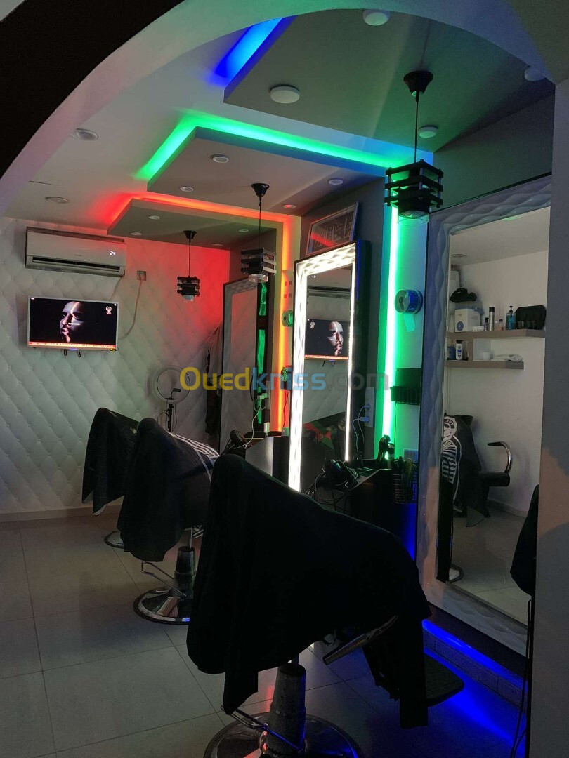 Miroir de salon coiffure 