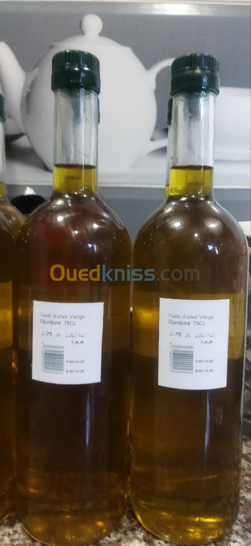 Huile d'olive vierge Bio Djurdjura 75 Cl زيت الزيتون بكر عضوية جديدة 