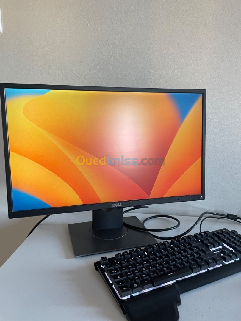 Ecran moniteur Dell P2417H avec clavier , souris et tapis de souris 