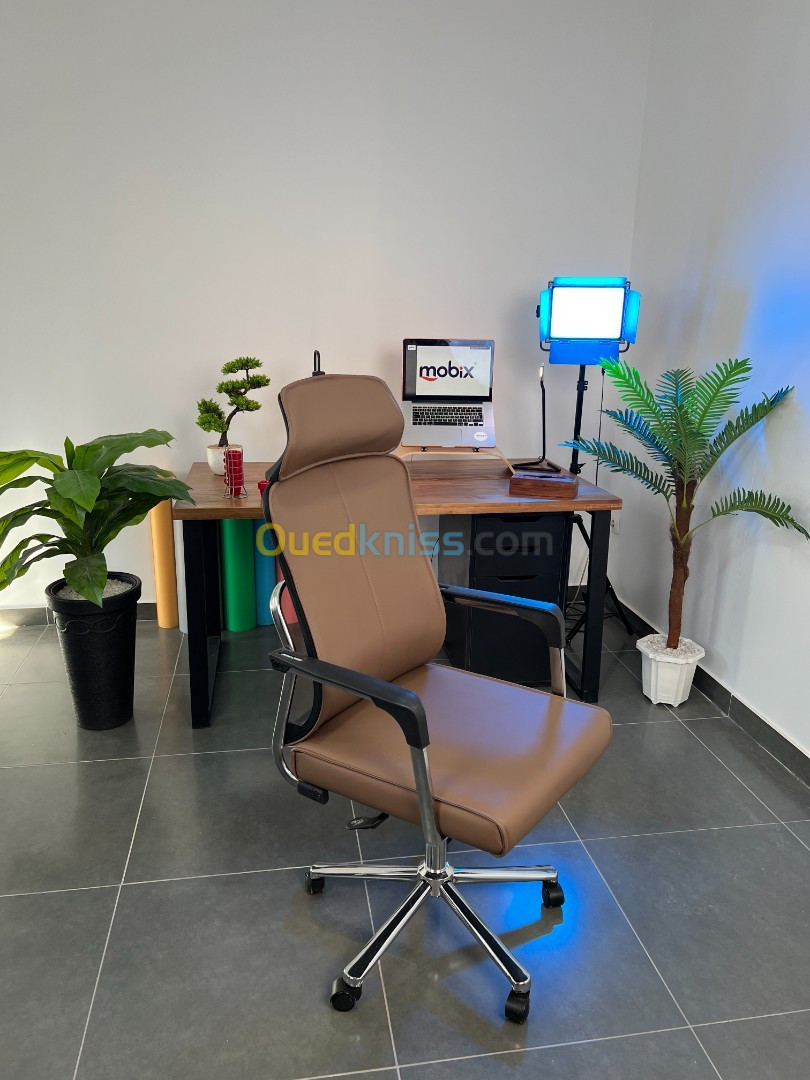 Chaise De Bureau SEDIA EXECUTIVE en simili cuir Skaï , Marque MOBIX DZ