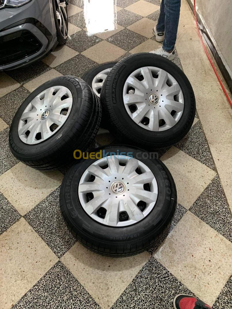 Jantes pneus volkswagen golf 6 golf 7 caddy toran عجلات سيارة