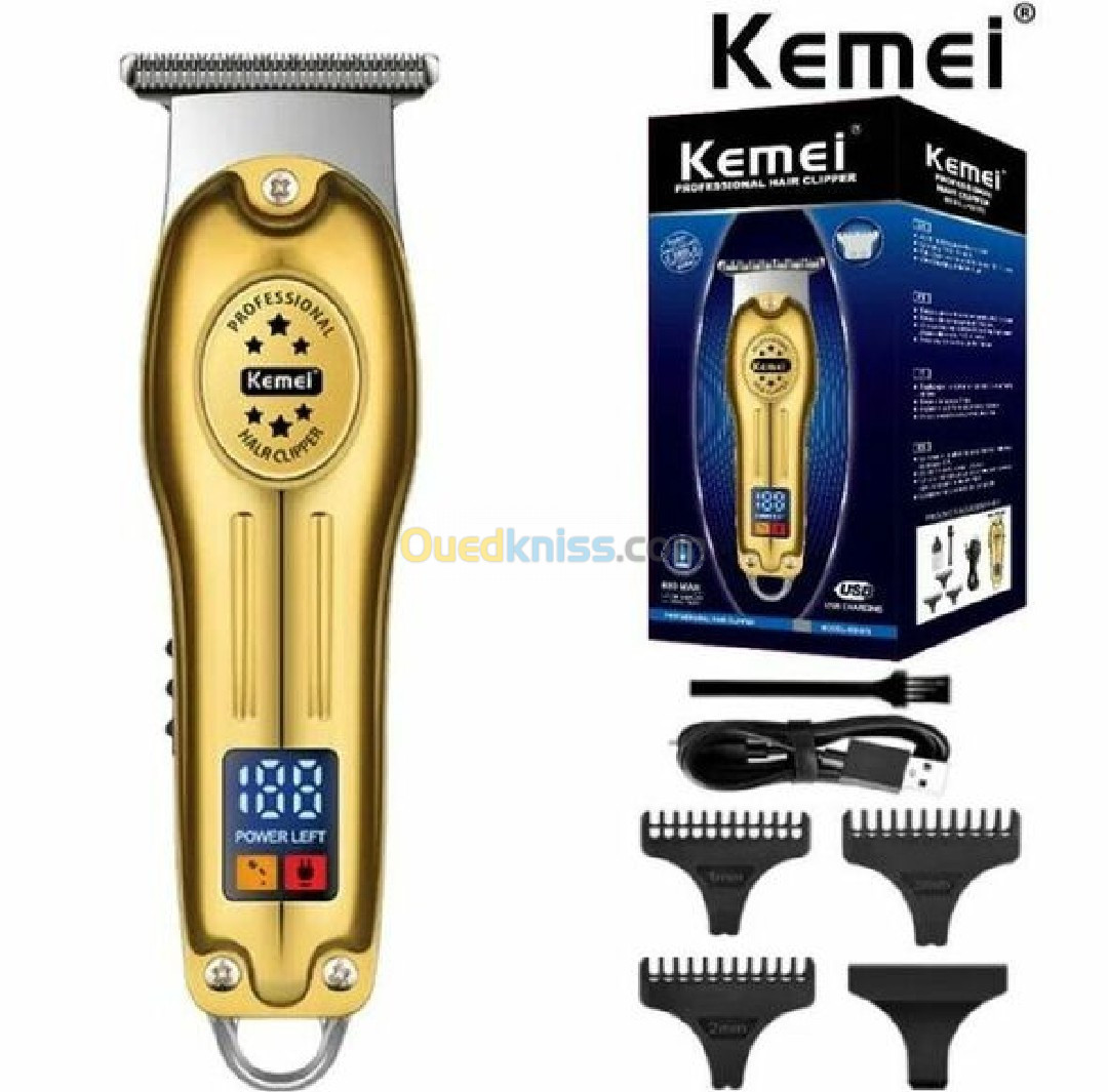 Tondeuse kemei km678 pour zéro آلة حلاقة 