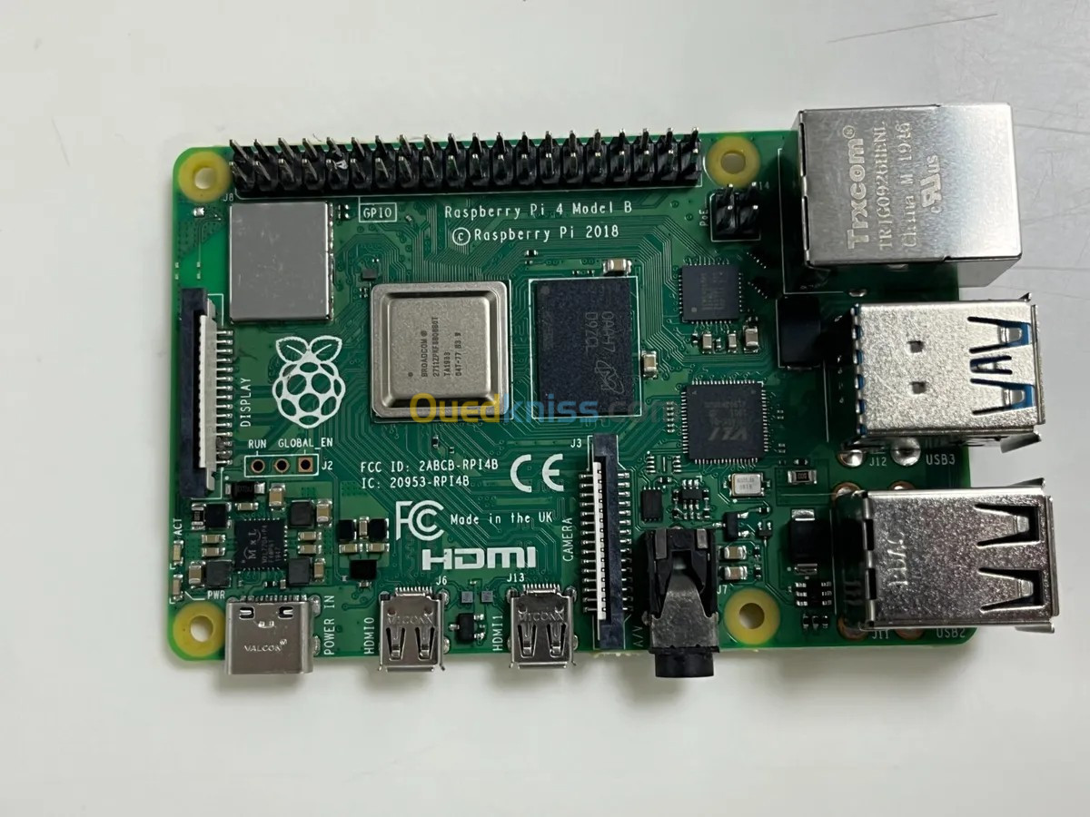 Raspberry pi 4 modèle B (ARM Cortex A72, 1.5GHz 8GB Ram) computer "سومة هبال"