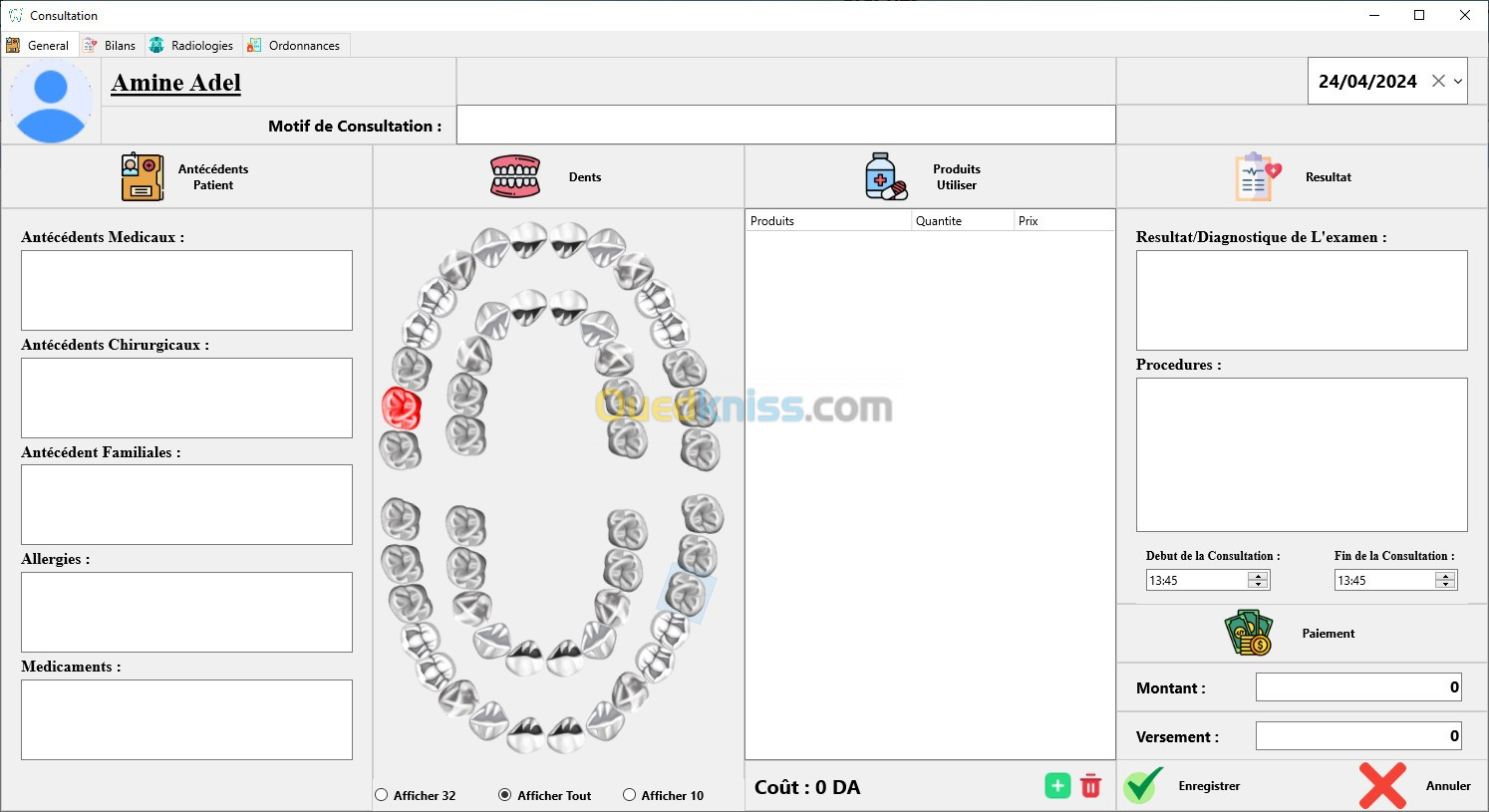 Logiciel de Gestion de Cabinet Dentaire - Logiciel Dentiste