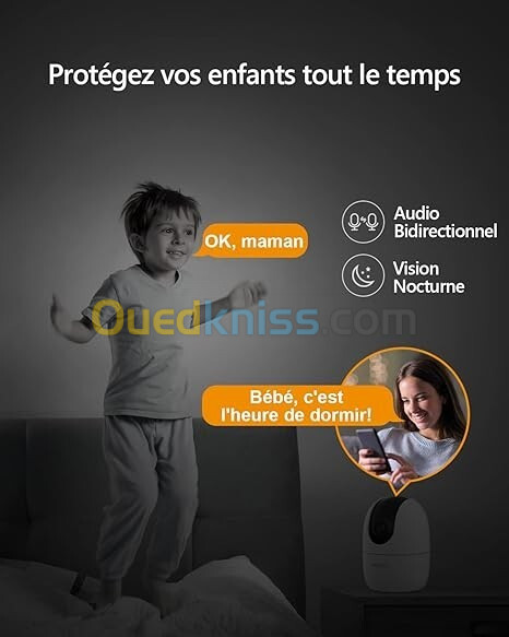   vente en détails et gros  Imou  ranger 2 Caméra de Surveillance Wifi Intérieur Caméra Dôme 360