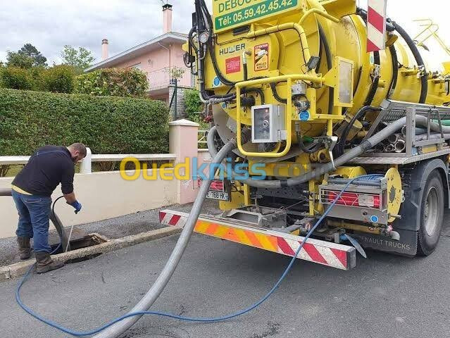 Service vidange débouchage de canalisation 