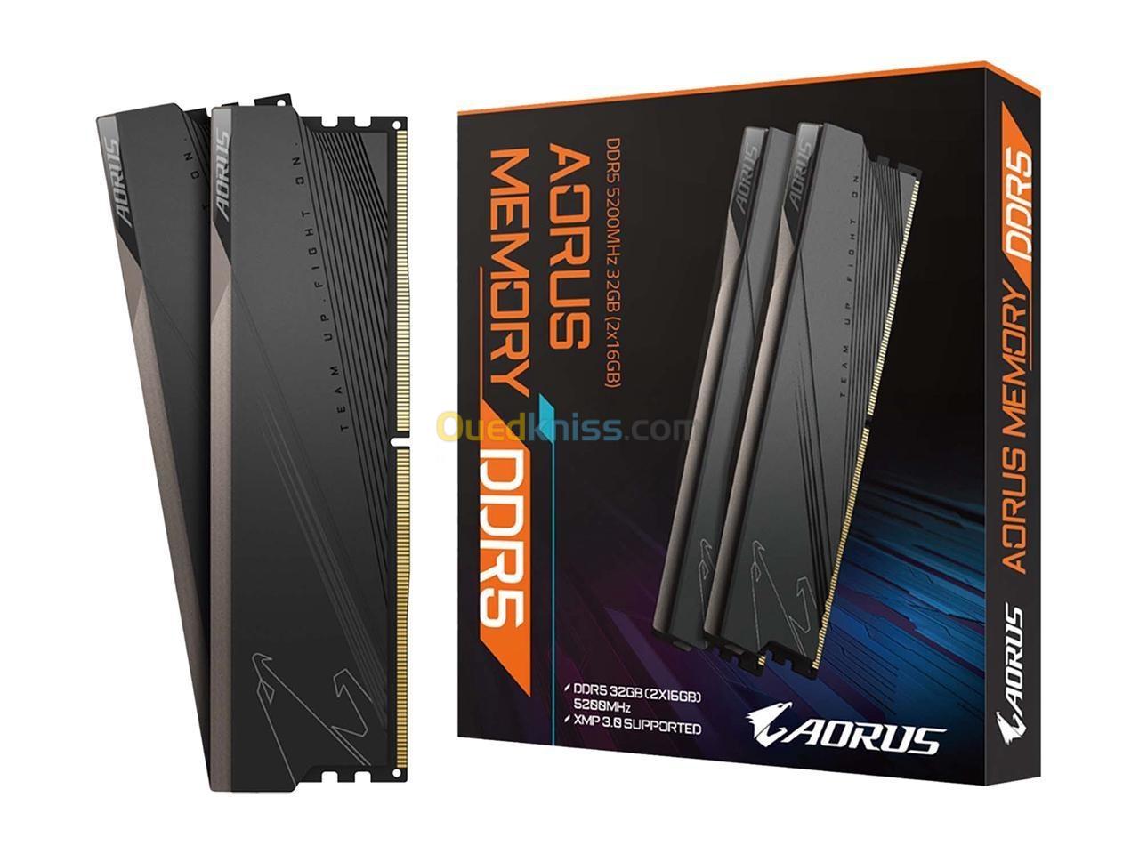 Ram Gigabyte Aorus 32GB 2x16GB DDR5 5200Mhz Cl40