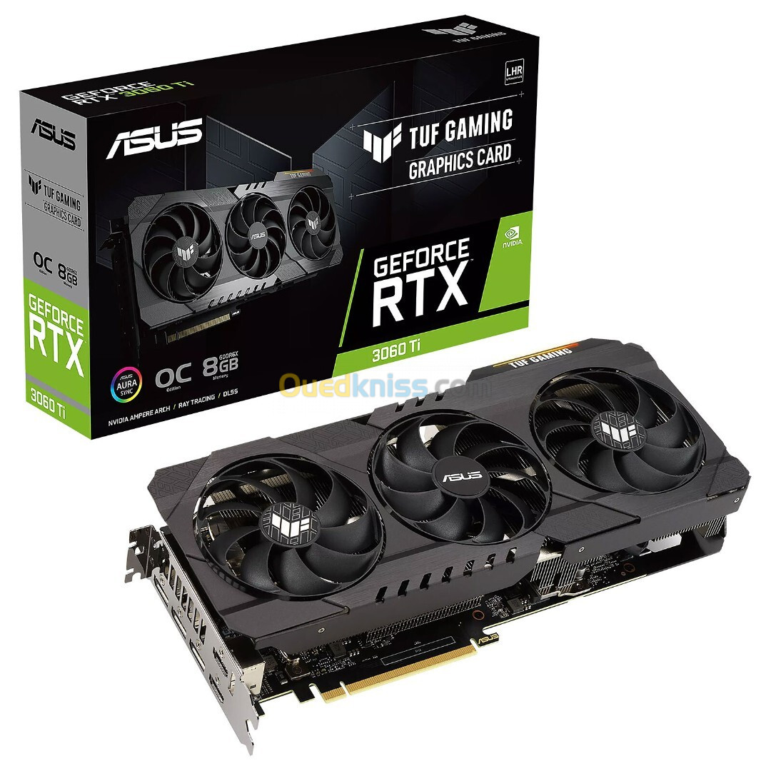 ASUS TUF GeForce RTX 3060 Ti OC 8Go GAMING 62C Fullmark 