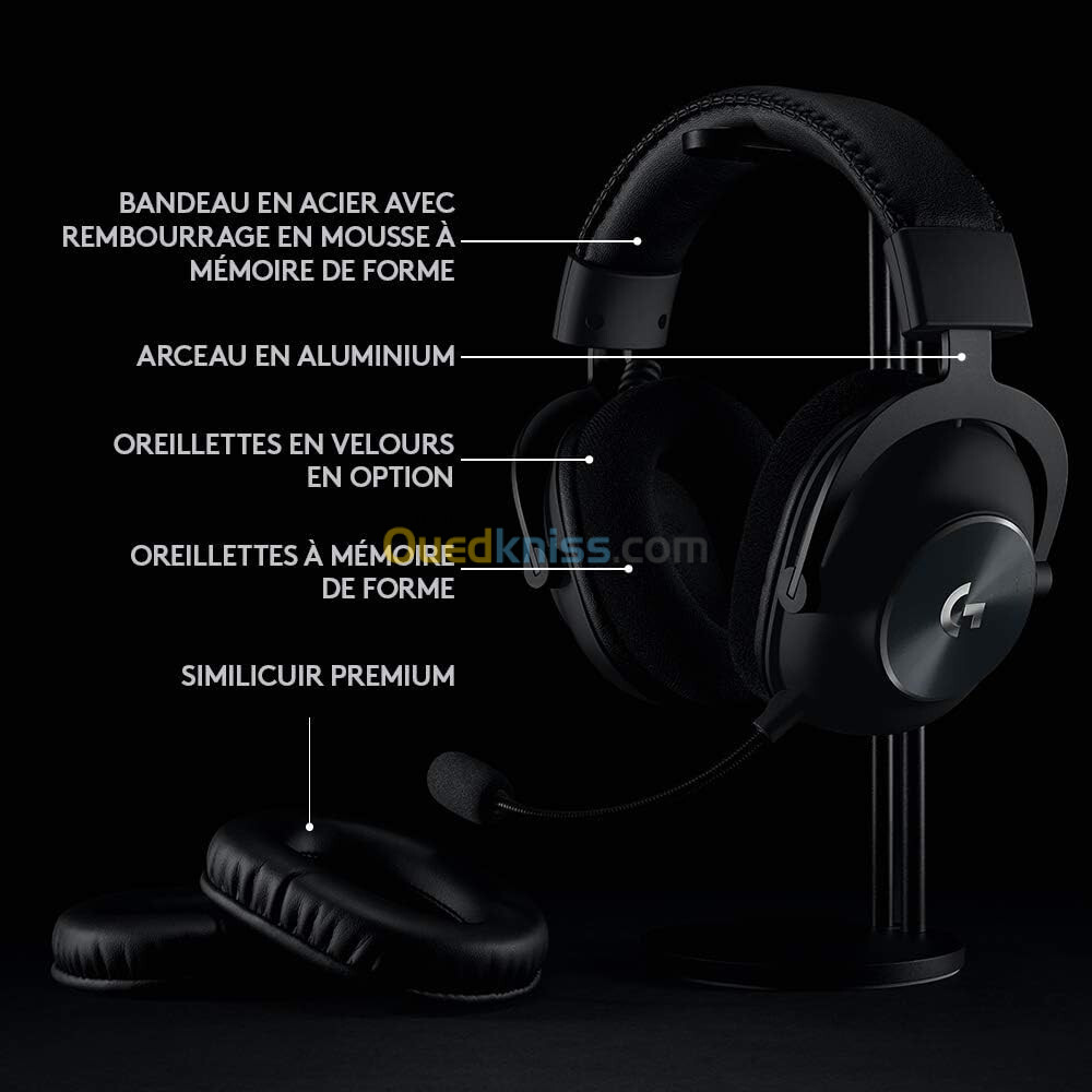 Logitech G PRO X Casque Sans Fil 