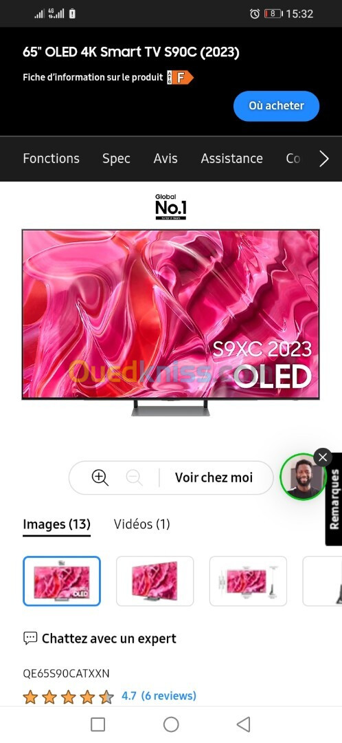 SAMSUNG 55 S90C 144HZ OLED 2023