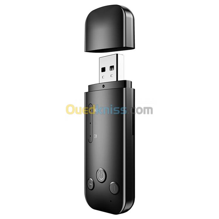 EMETEUR RECEPTEUR DONGLE AUDIO USB BLUETOOTH 5.0 AUX FM POUR TV VOITURE PC FILAIRE MODELE: D90 