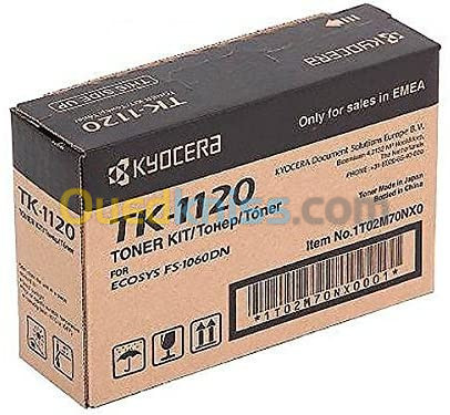 Toner laser Kyocera TK-4105 / TK-1150  / Brother TN-1050 Noir / Canon MF 3010, LBP 6030 .