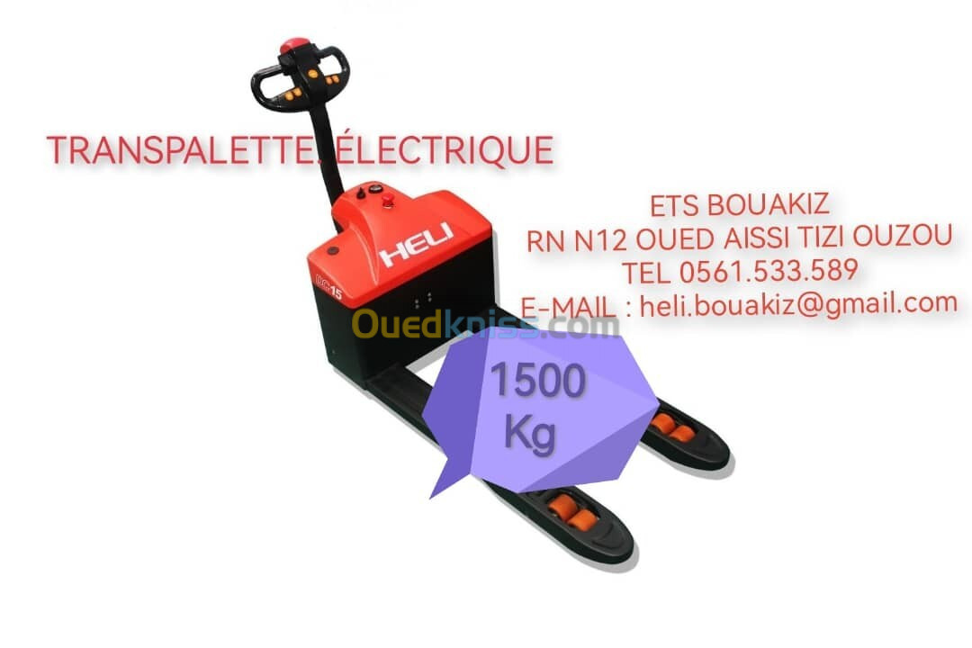 Heli Transpalette électrique 1.5 2024