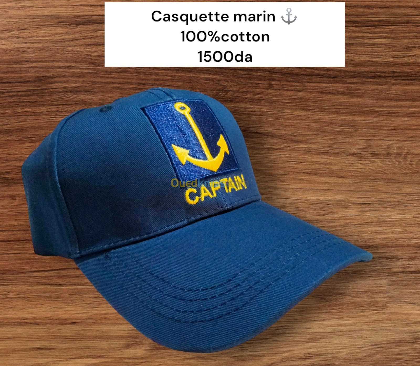 Casquette marin  100% cotton Prix 1500da livraison 58 willaya 