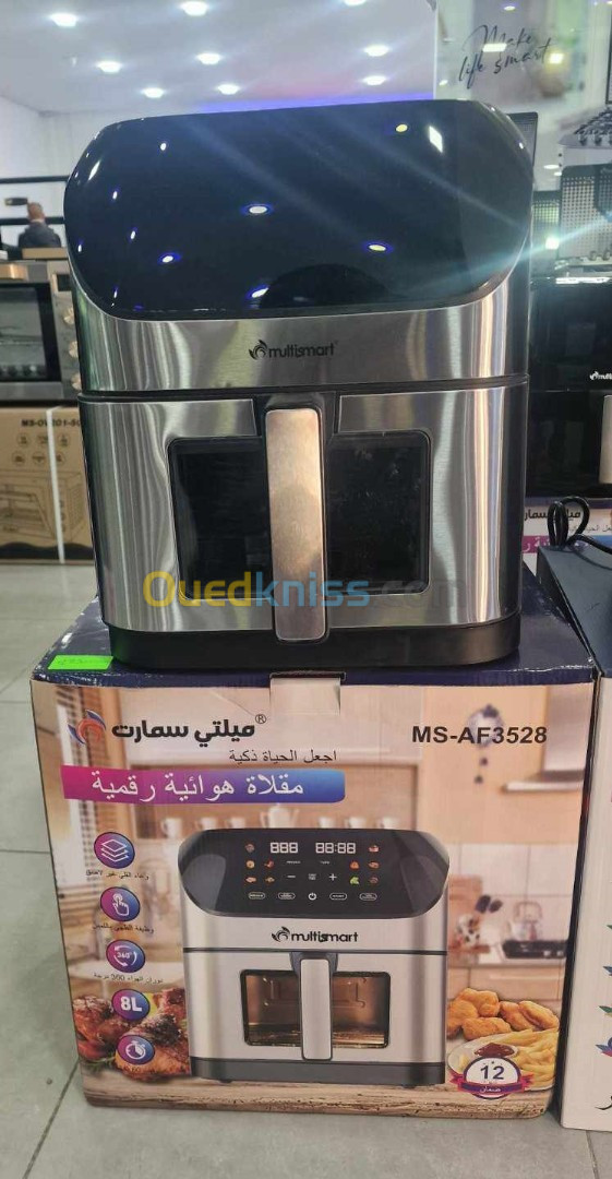 Friteuse Sans Huile AIR FRYER ,Programmes-Ecran Tactile LED 1500W Multismart