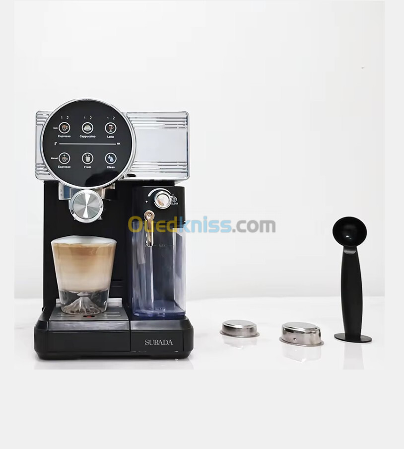 Cafetière Avec Panneau D'affichage LED, Pompe Electrique 20 Bars, Expresso/Latte/Cappuccino