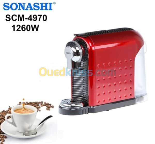 Sonashi Machine A Café Capsules 1260 watts 